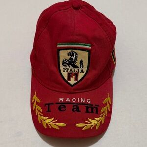 * FREE * Red Italia F1 Racing Team Cap